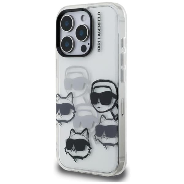 Karl Lagerfeld Mobilskal till iPhone 16 Pro Max IML Multi K&C Head Transparent