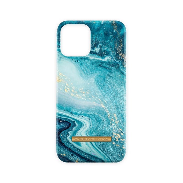 Onsala pehmeä mobiilisuoja iPhone 13 Pro Max - Sininen merimarmori Blue