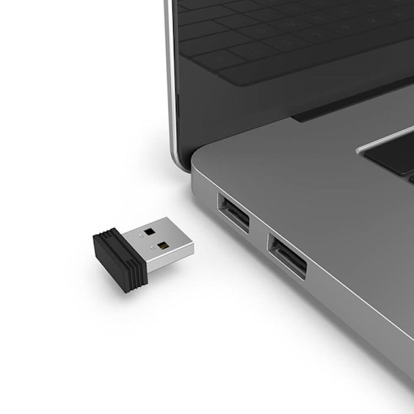 Hama Mus Trådløs Dual Mode USB-C/USB-A 6-knapper - Sort Black