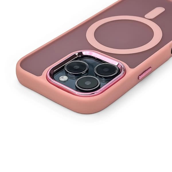 Telefontaske til iPhone 16 Pro Max Magsafe Magnetic Collection - Lyserød Rosa