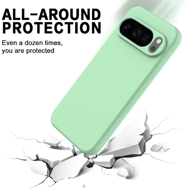 Mobilskal till Google Pixel 10 Pro Liquid Silikon - Grön Grön