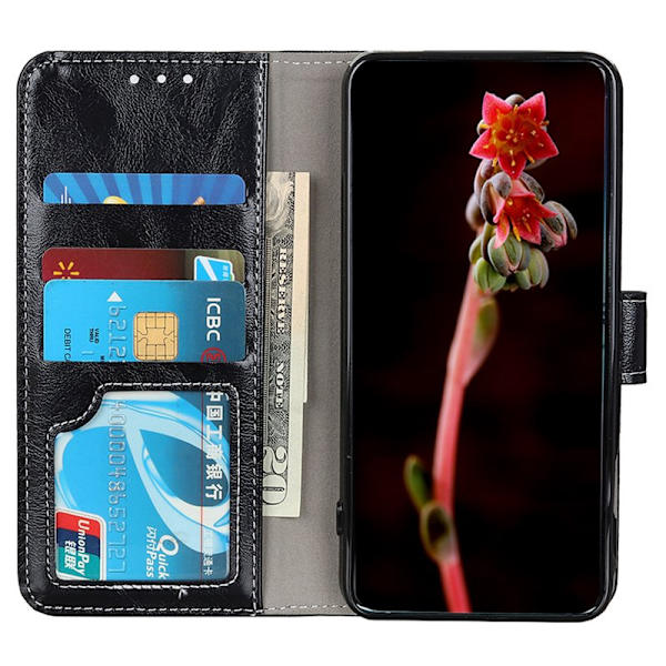 Plånboksfodral för Samsung Galaxy S26 Plus Konstläder - Svart