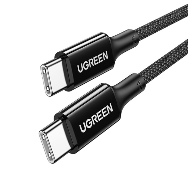 Ugreen USB-C–USB-C-kaapeli 2 m 100 W PD - musta