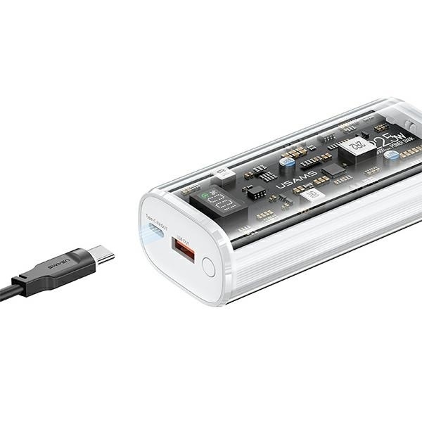 USAMS Strømbank 9000mAh 20W PD QC 3.0 - Sort