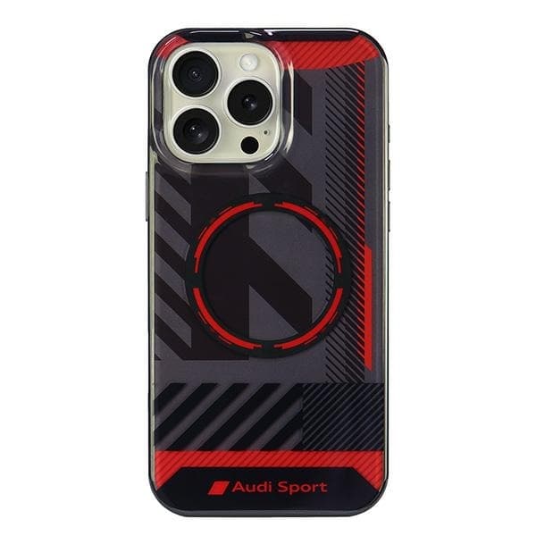 Audi telefontaske til iPhone 16 Pro Max MagSafe IML Sport - Sort Black
