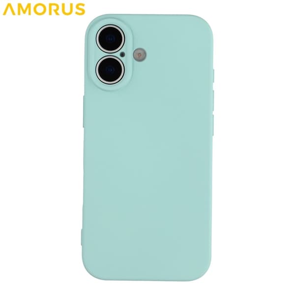 AMORUS Mobilskal till iPhone 17 Precise Cutouts TPU Fiber - Blå Blå