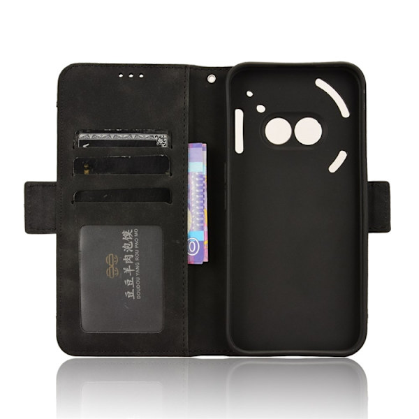 Nothing Phone (2a) Plus/2a Plånboksfodral Läder - Svart Svart