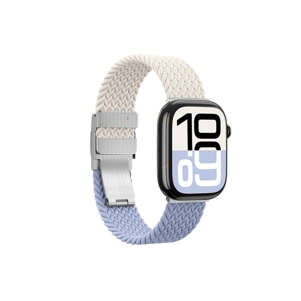 [2-Pack]AmazingThing Apple Watch 42mm Armband Blend - Blå Blå