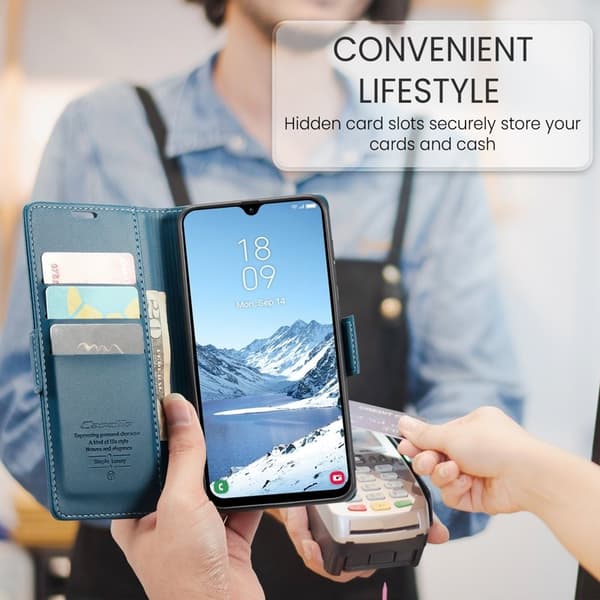 CASEME 023 Mobilskal för Samsung Galaxy A17 5G/4G - Blå
