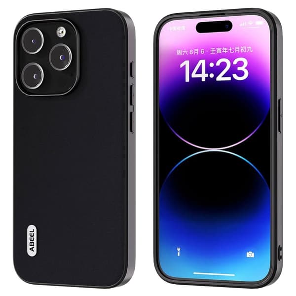 ABEEL Mobilskal till iPhone 14 Pro i Koshud Coated PC+TPU - Svart
