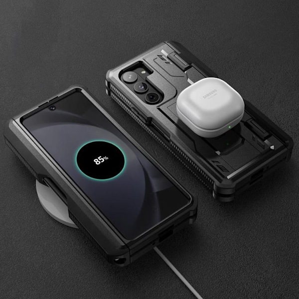 Tech-Protect Galaxy Z Fold 5 Mobilskal Kevlar Pro - Svart