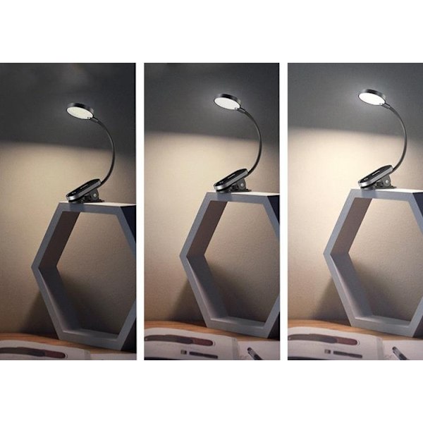 Baseus Mini LED Lampa Med Clip - Grå