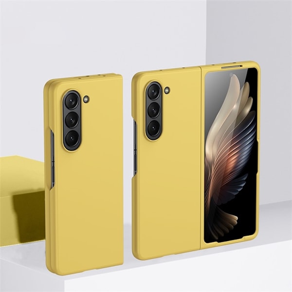 Galaxy Z Fold 5 Mobilskal Anti-Scratch - Gul