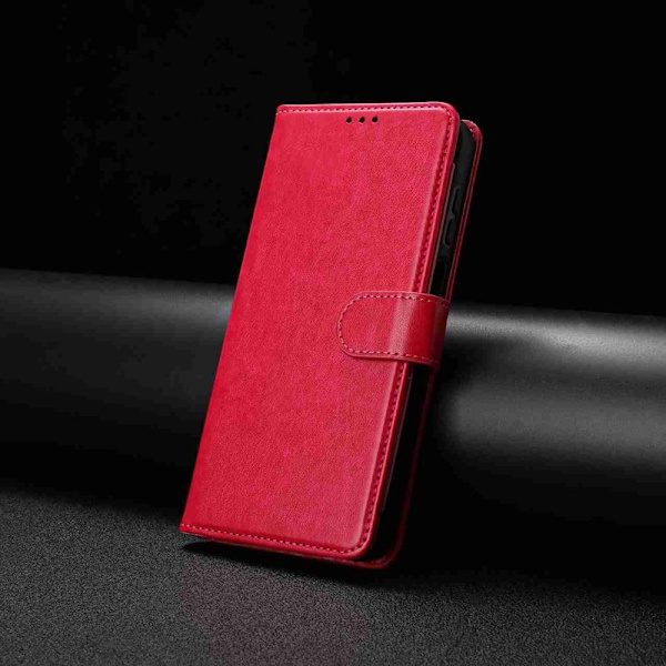 Samsung Galaxy S26 Pro Plånboksfodral Konstläder Folio Ställ - Rosa