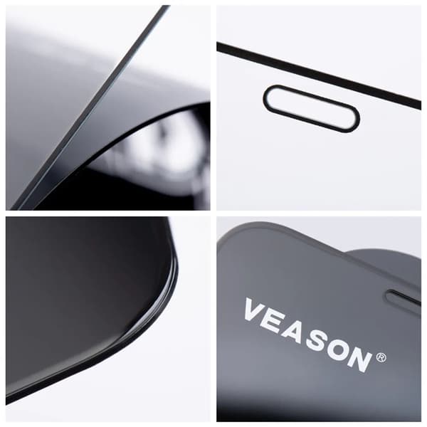 [10in1] Veason Härdat Glas Skärmskydd För Galaxy 26 Plus 6D Pro - Svart