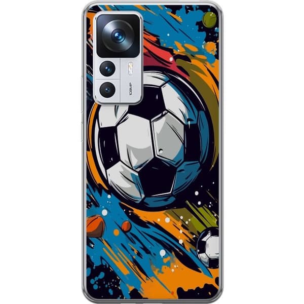 Telefontaske til Xiaomi 12T Pro med fodbolde