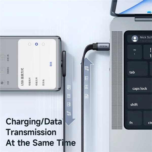 MCDODO USB-C - USB-C 65W Kabel 1.8m CA-3361 MDD PD - Svart Svart