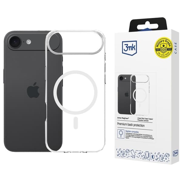 3MK Mobilskal till iPhone Air MagSafe Armor - Transparent Transparent