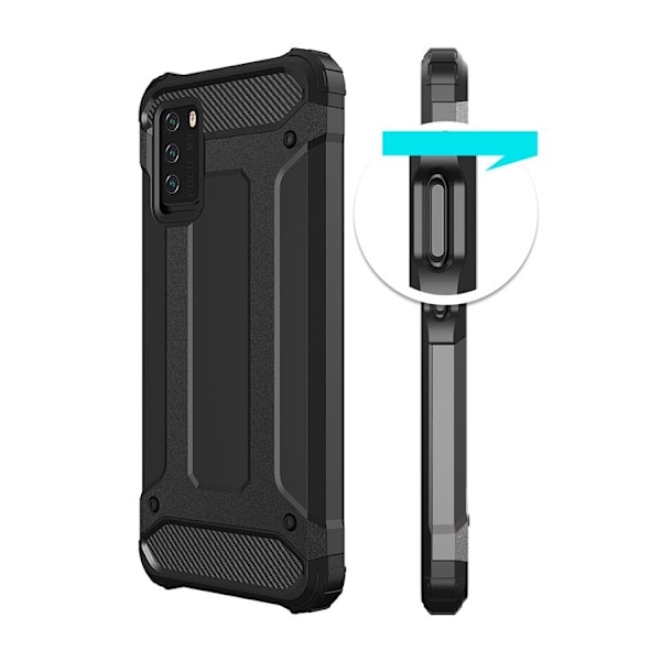 Redmi Note 10 5G / Poco M3 Pro Skal Hybrid Armor Tough Rugged - Gyllene
