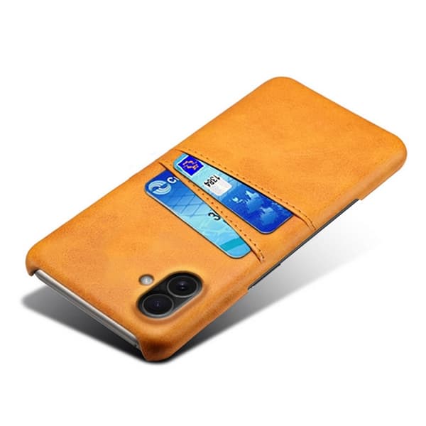 Mobilskal till iPhone 17 Korthållare Dual - Orange Orange