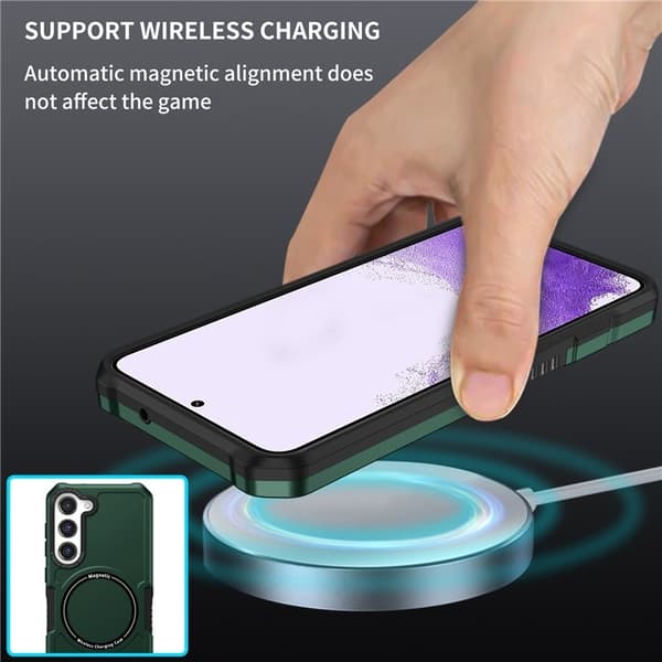 Galaxy S23 Plus Cover Magsafe Anti Drop - Grøn Grön