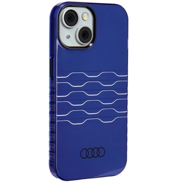 Audi iPhone 15/14/13 Kännykän suojakuori MagSafe IML - Sininen