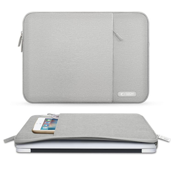 Tech-Protect Datorfodral Till (13-14") - Crayon Grå Grå