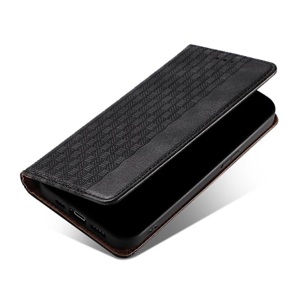 Galaxy S22 Plus Lompakkokotelo Magnet Strap - Musta Black
