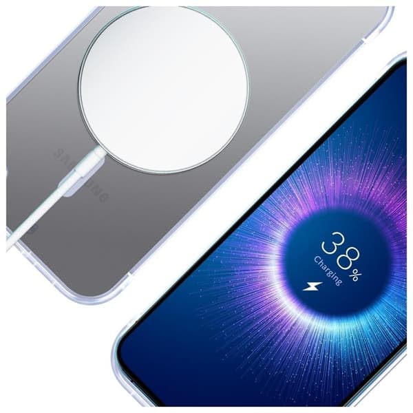 3MK Mobilskal till Galaxy S25 Edge MagSafe Just20g - Clear Transparent
