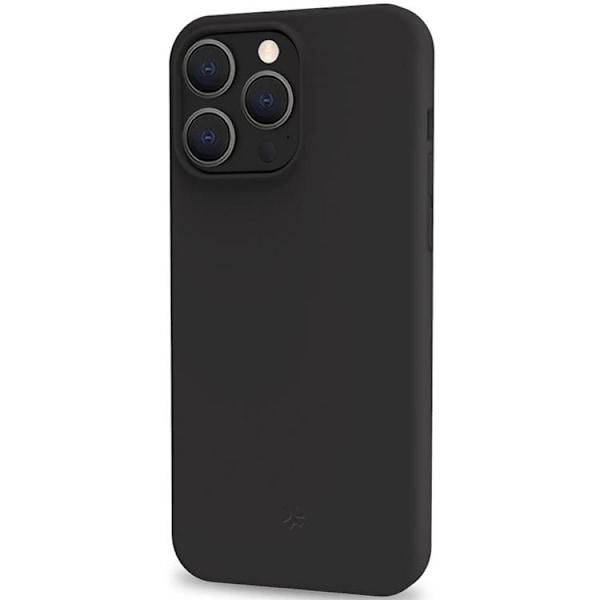 Celly iPhone 15 Pro Max Mobilskal Cromo Soft Rubber - Svart Svart