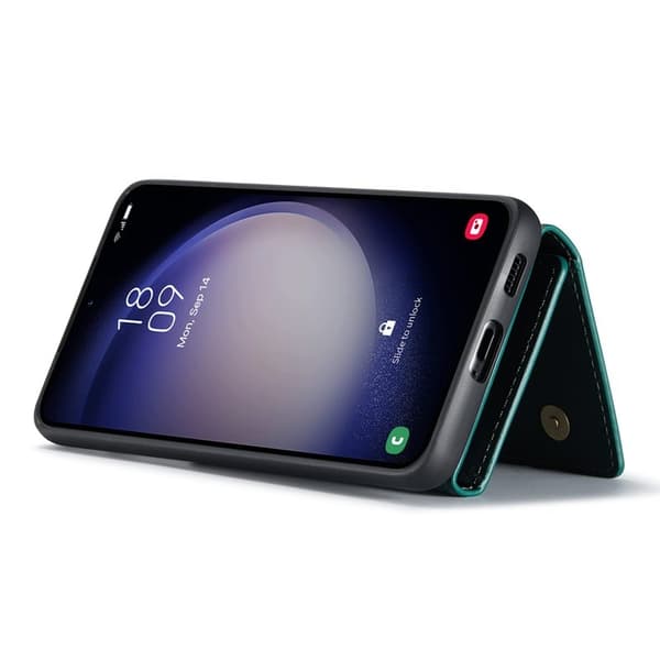 DG.MING M1 Series Mobilskal till Samsung Galaxy S25 Kickstand Grön