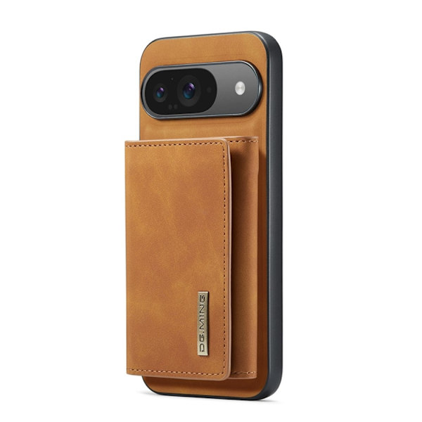 DG.MING Google Pixel 10 Pro/10 Plånboksfodral Detatchable M1 Brun