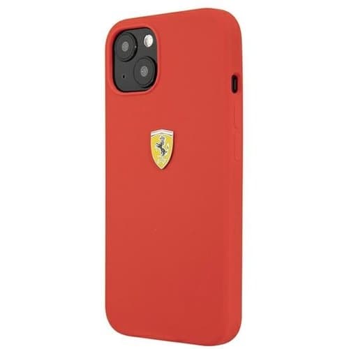 Ferrari Silikonikuori iPhone 13 mini - Punainen Red