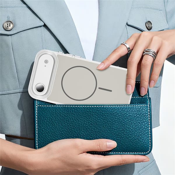 Mobilskal till iPhone Air MagSafe Skin Touch TPU PC - Vit Vit