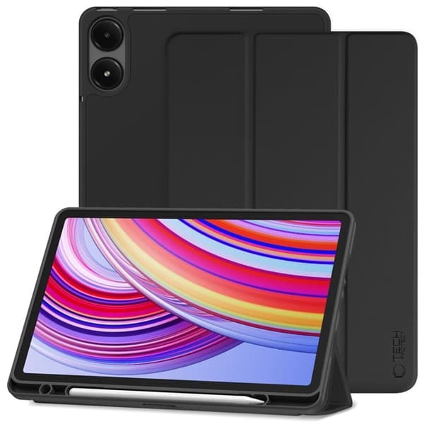 Tech-Protect Xiaomi Redmi Pad Pro Fodral med pennfack - Svart Svart