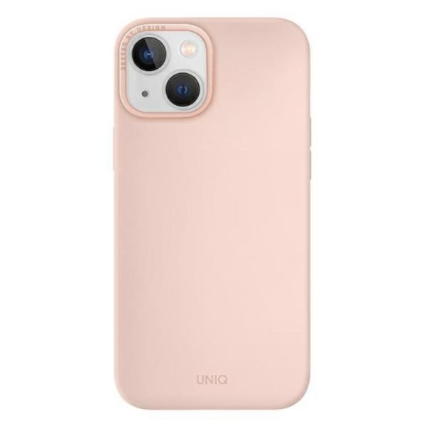 Uniq iPhone 14 Plus -matkapuhelimen suojakuori Magsafe Lino Hue - vaaleanpunainen