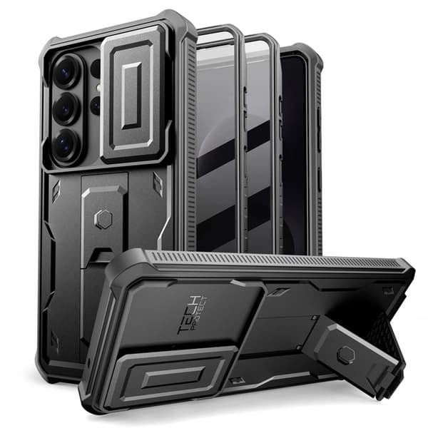 Tech-Protect telefonetuier til Galaxy S26 Ultra Kevlar Cam Plus 2-sæt Svart
