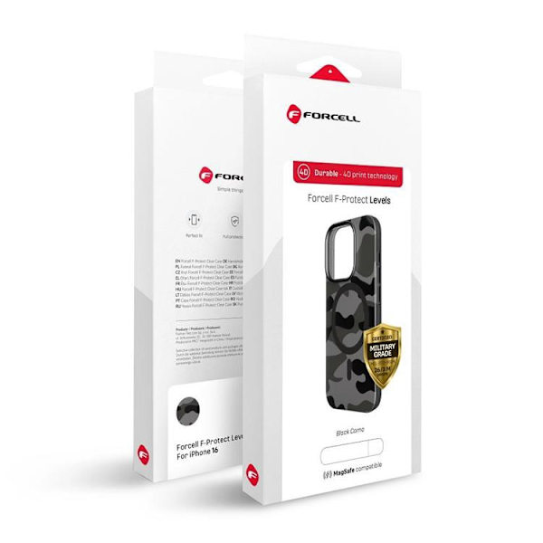 Forcell Telefontaske til iPhone 16 Pro MagSafe F-Protect - Sort Black