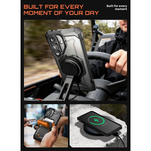 SupCase Mobilskal Til Galaxy S26 Magsafe UB Grip Svart
