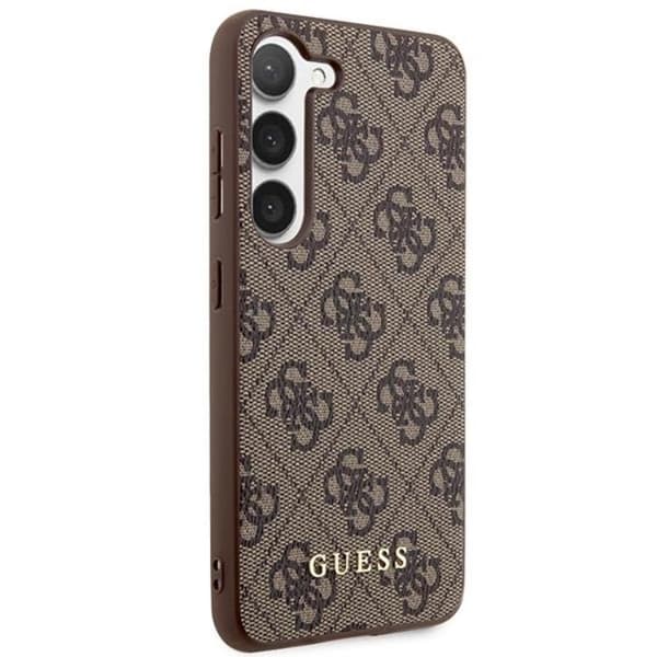 Guess Mobilskal till Galaxy S24 Plus Metall Guld Logo - Brun Brun