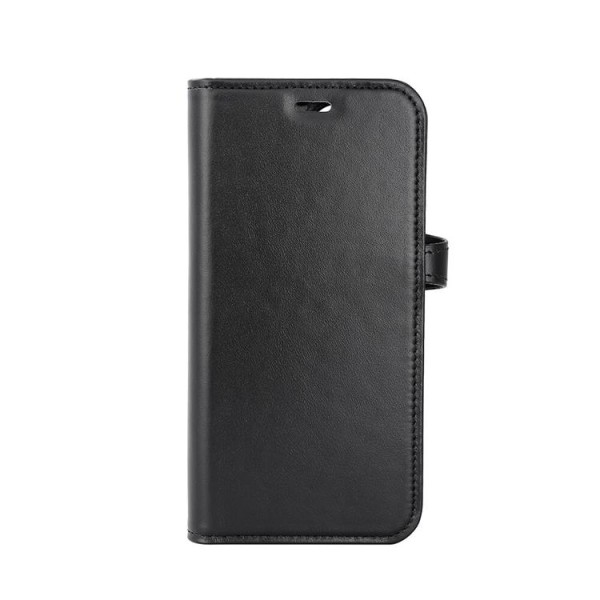 BUFFALO äkta läder iPhone 15 Pro Plånboksfodral 3 Kort Magsafe - Svart Svart