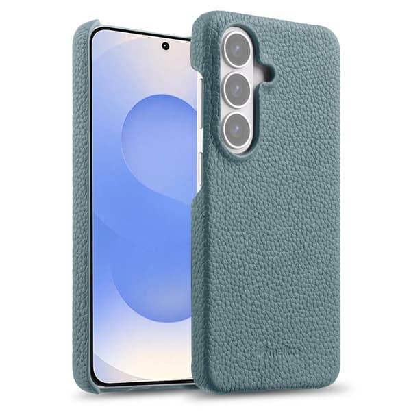 MELKCO Mobilskal för Samsung Galaxy S26 Plus Magnetiskt Äkta läder - Blå