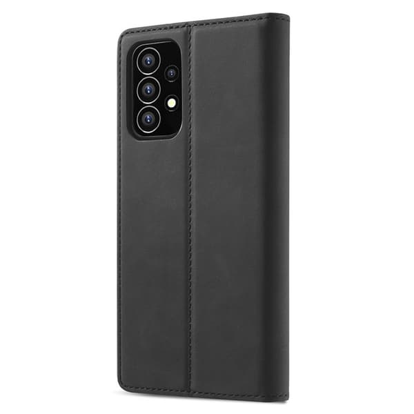 LC.IMEEKE Samsung Galaxy A53 5G Plånboksfodral Konstläder - Svart