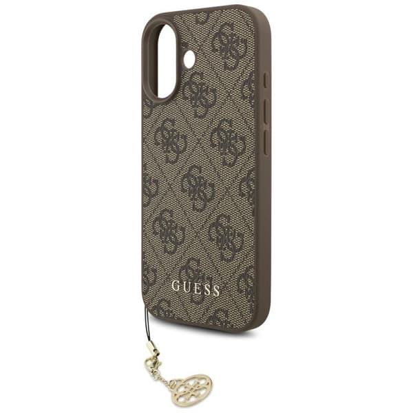 Guess Mobilskal till iPhone 17 MagSafe 4G Charms Collection - Brun Brun