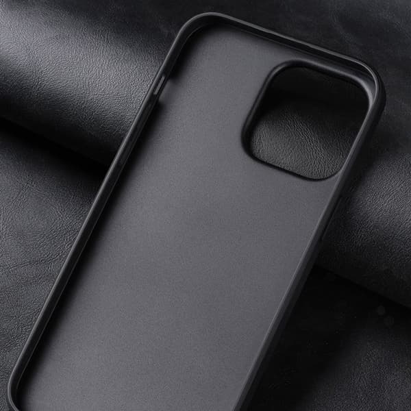 X-LEVEL Bojue-3 Mobilskal till iPhone 15 Pro Max i PU Läder - Brun