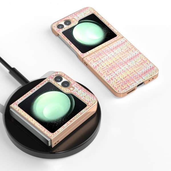 ABEEL Mobilskal till Samsung Galaxy Z Flip7 FE / Z Flip6 5G Rosa