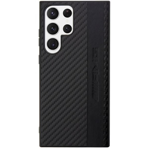 AMG Galaxy S23 Ultra Skal Carbon Stripe & Embossed - Svart Svart