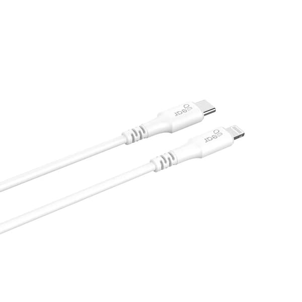 Gear USB-C Till Lightning 0.5m Kabel MFI C94 - Vit Vit