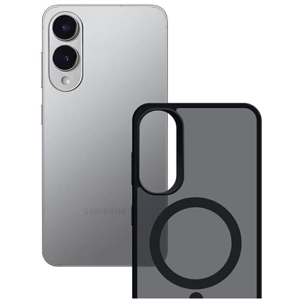 3MK Telefontaske til Galaxy S25 Edge MagSafe Smoke - Sort Svart