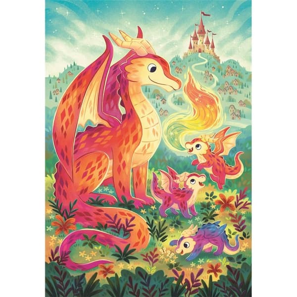 CLEMENTONI Pussel 60 Pcs Noli A Dragon Family